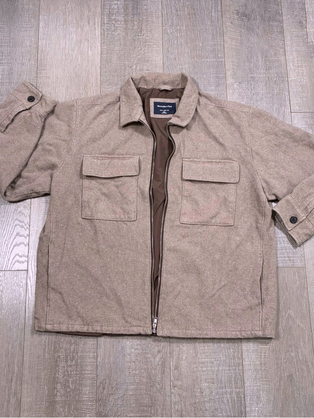 ABERCROMBIE & FITCH Men’s Full Zipper Jacket Size XXL